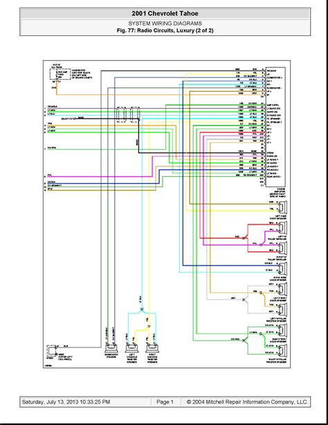 03 tahoe radio wiring diagram